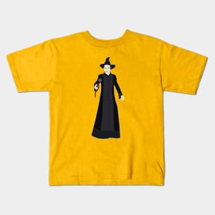 A Wizard with his Magic Wand Kids T-Shirt